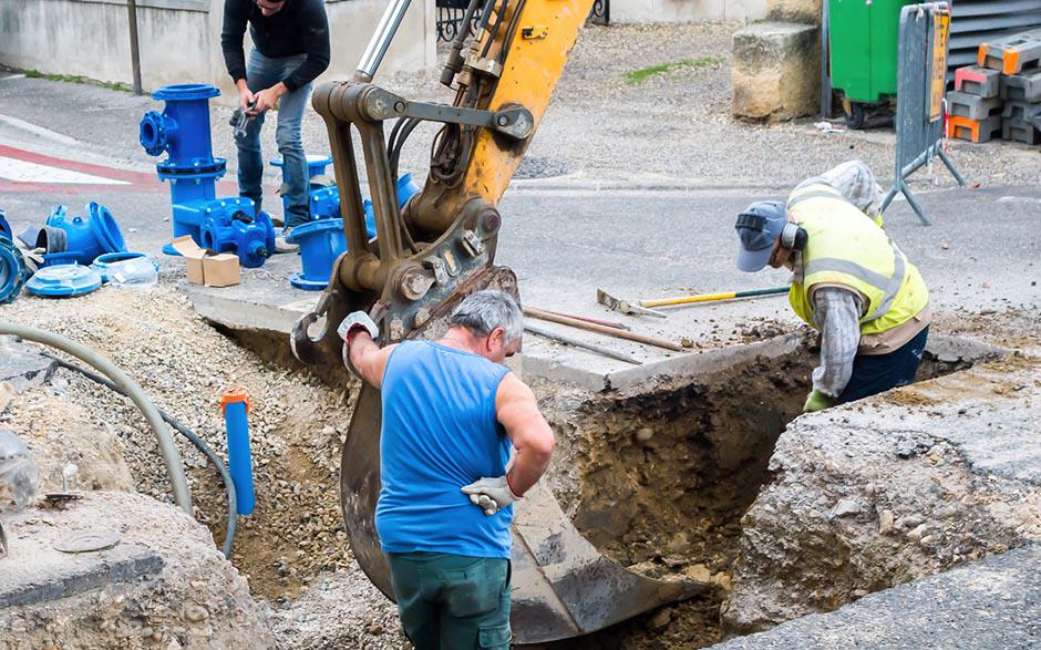 travaux assainissement Grisy-Suisnes